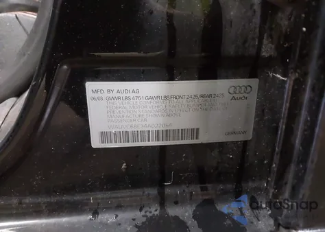 2004 Audi A4 1.8T Avant from USA, damaged, VIN WAUVC68E34A022054